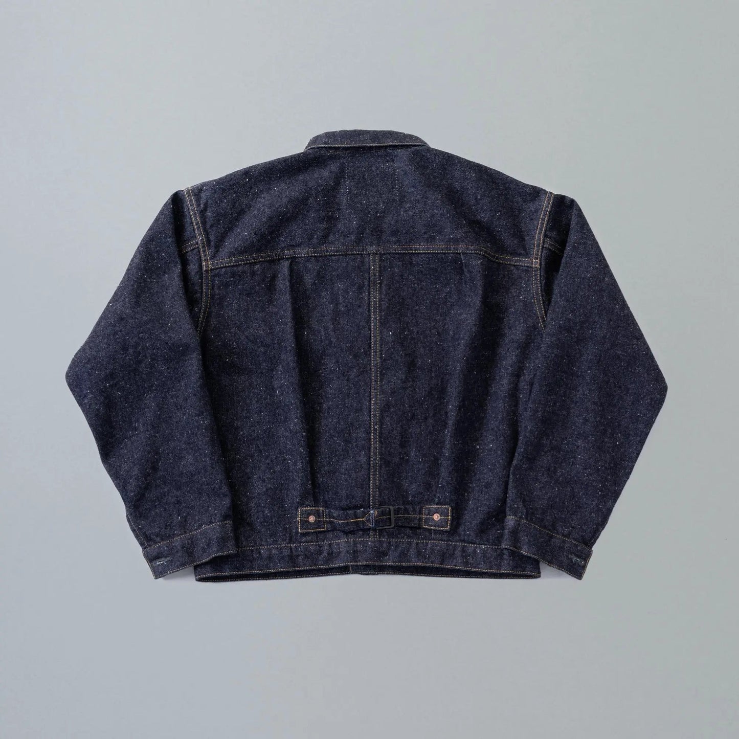 #001 T-BACK DENIM JACKET ONE-WASHED