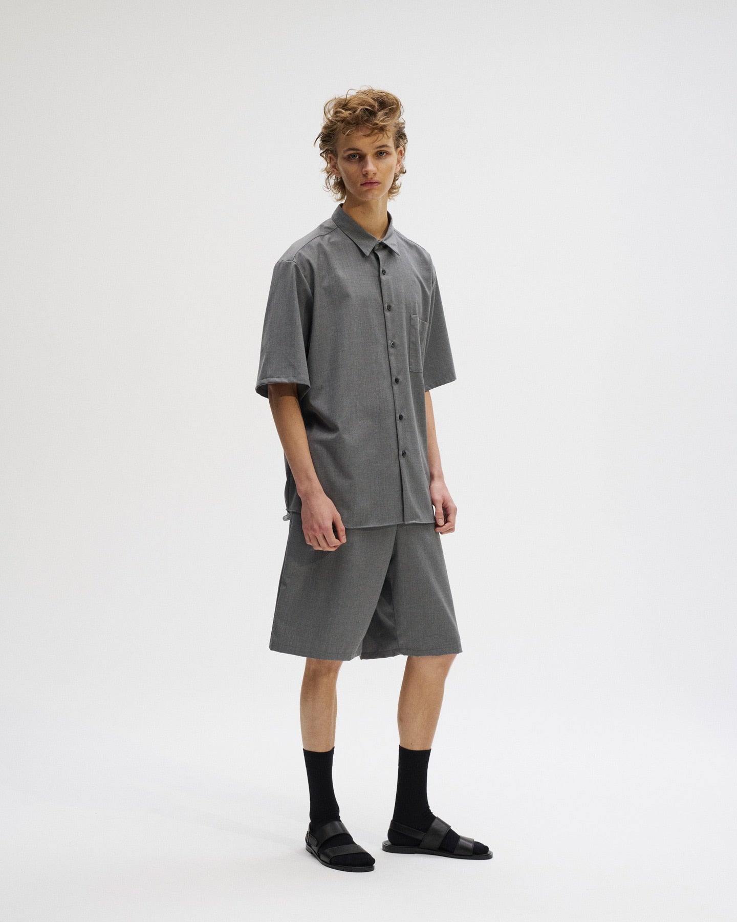 SUMMER STRETCH WOOL S/S SHIRT