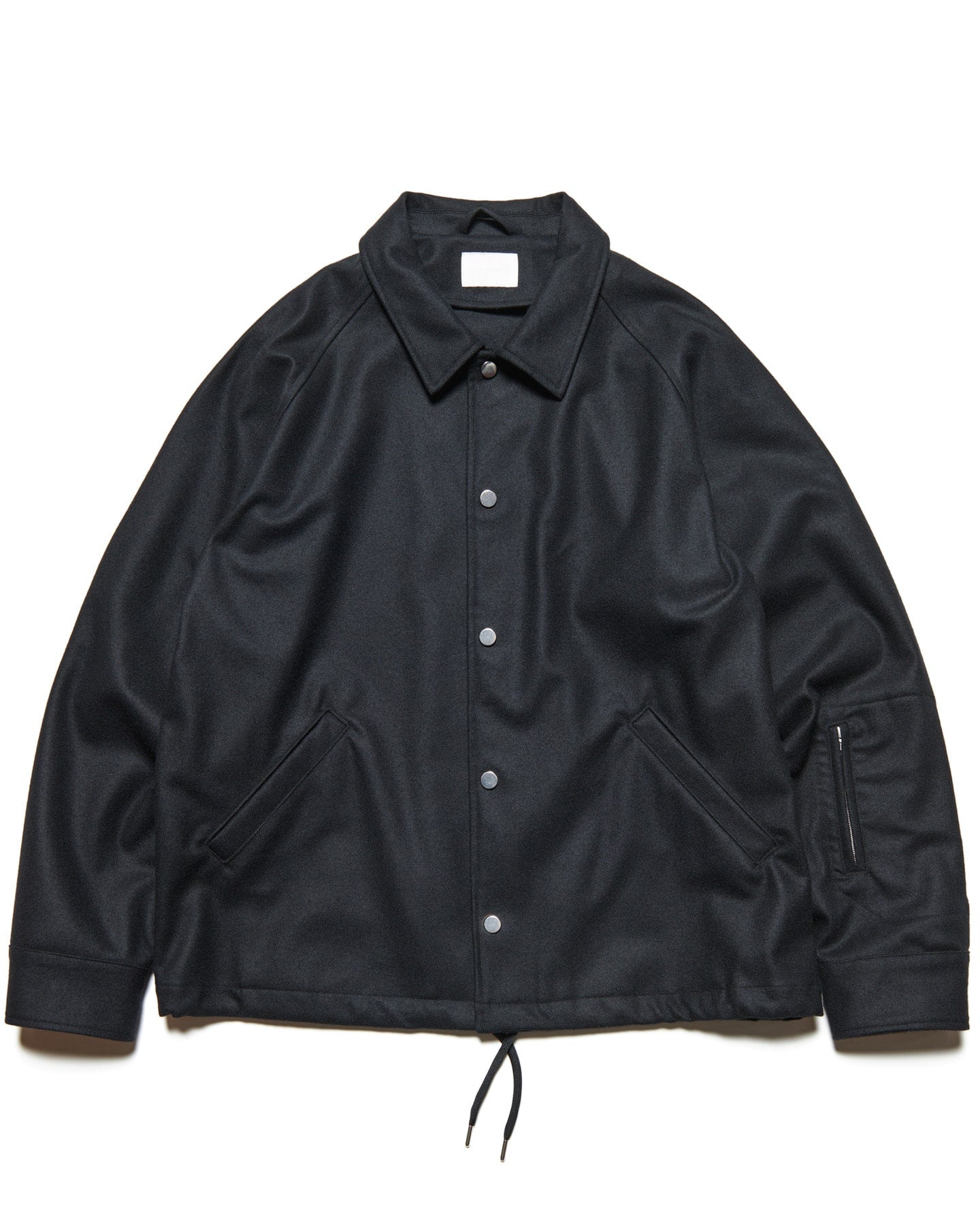 LIGHT MELTON WOOL COACH JACKET