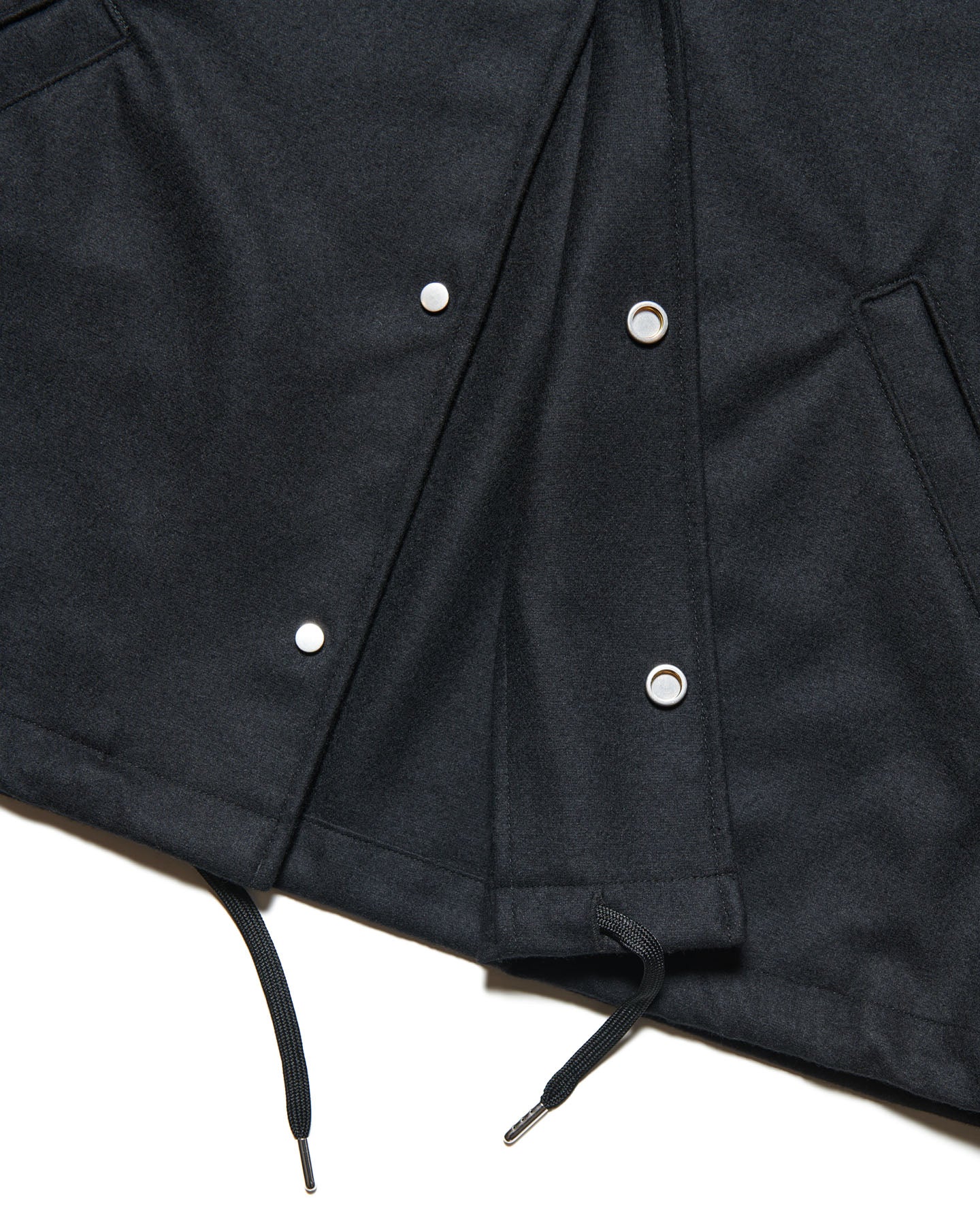 LIGHT MELTON WOOL COACH JACKET