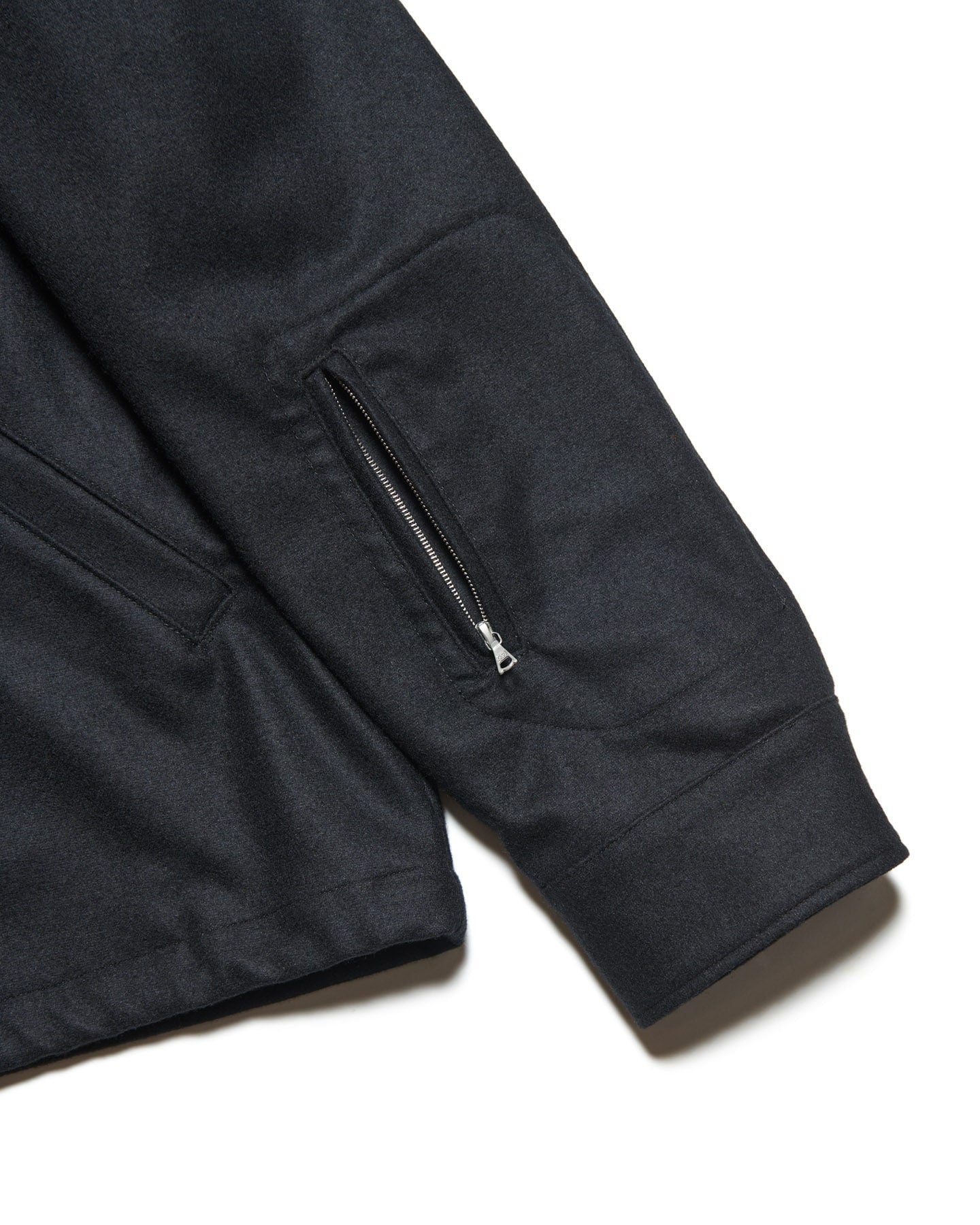 LIGHT MELTON WOOL COACH JACKET