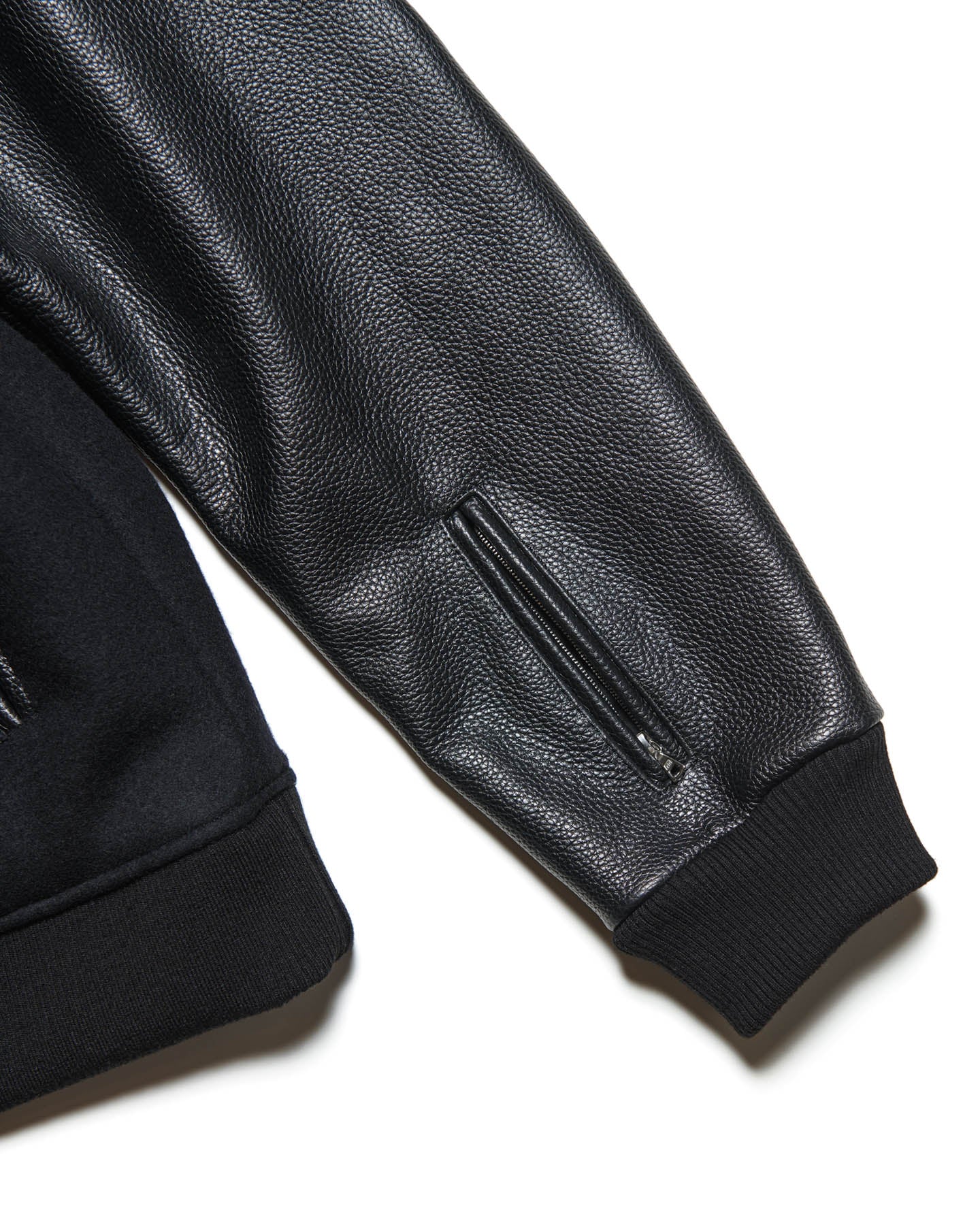 MELTON LAMBSWOOL VARSITY JACKET