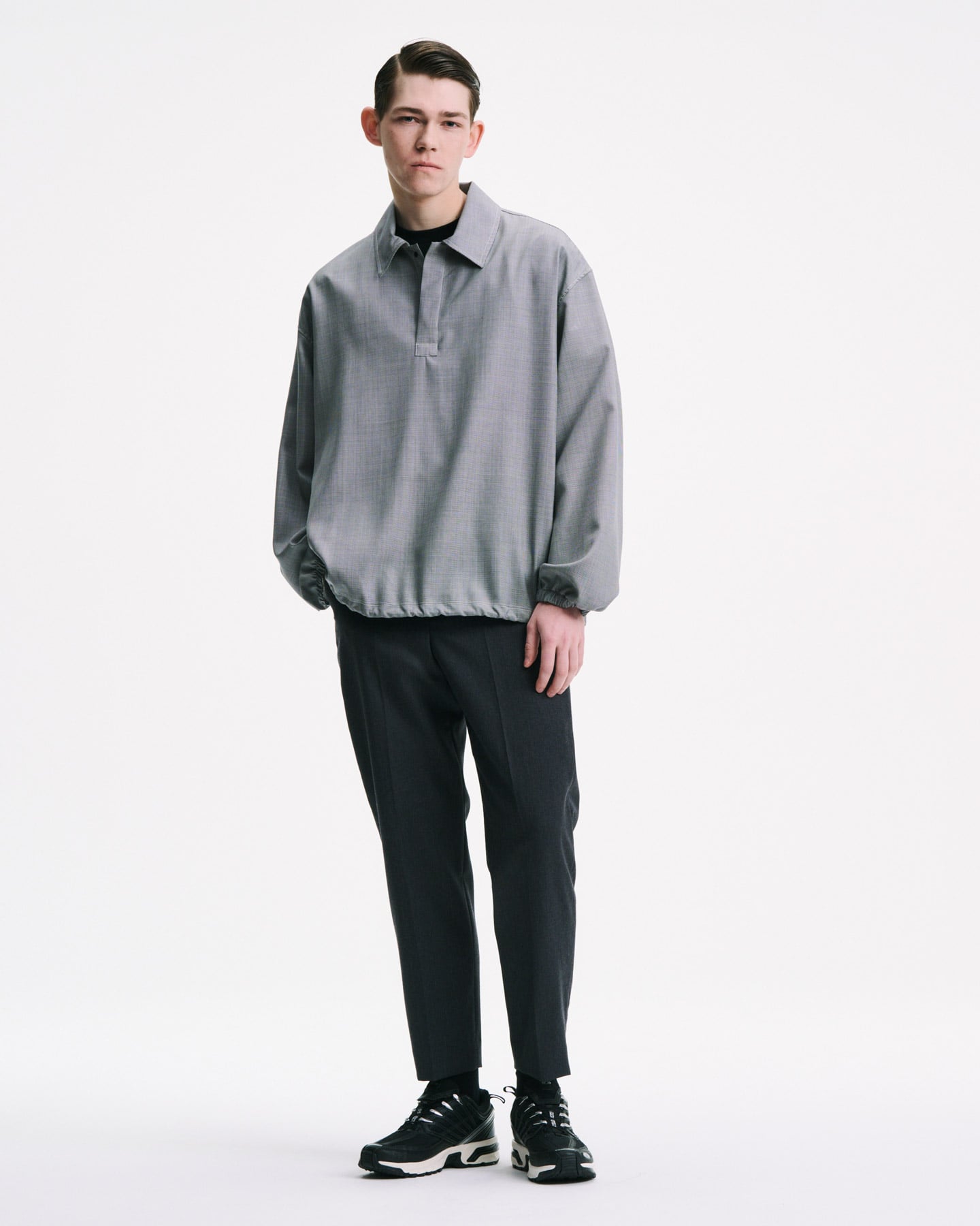 WASHABLE SUMMER WOOL POLO SHIRT