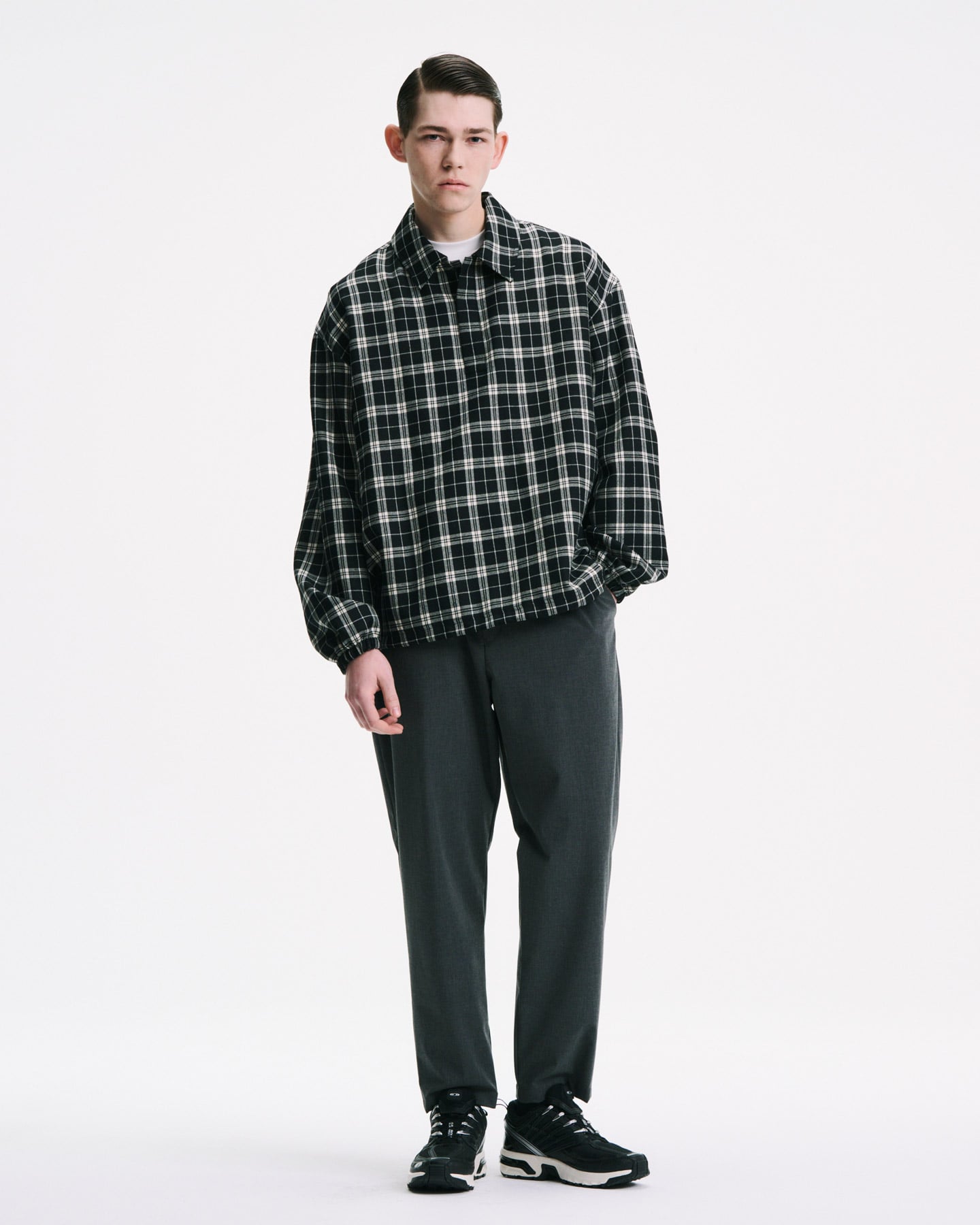 2WAY STRETCH TAPERED EASY PANTS
