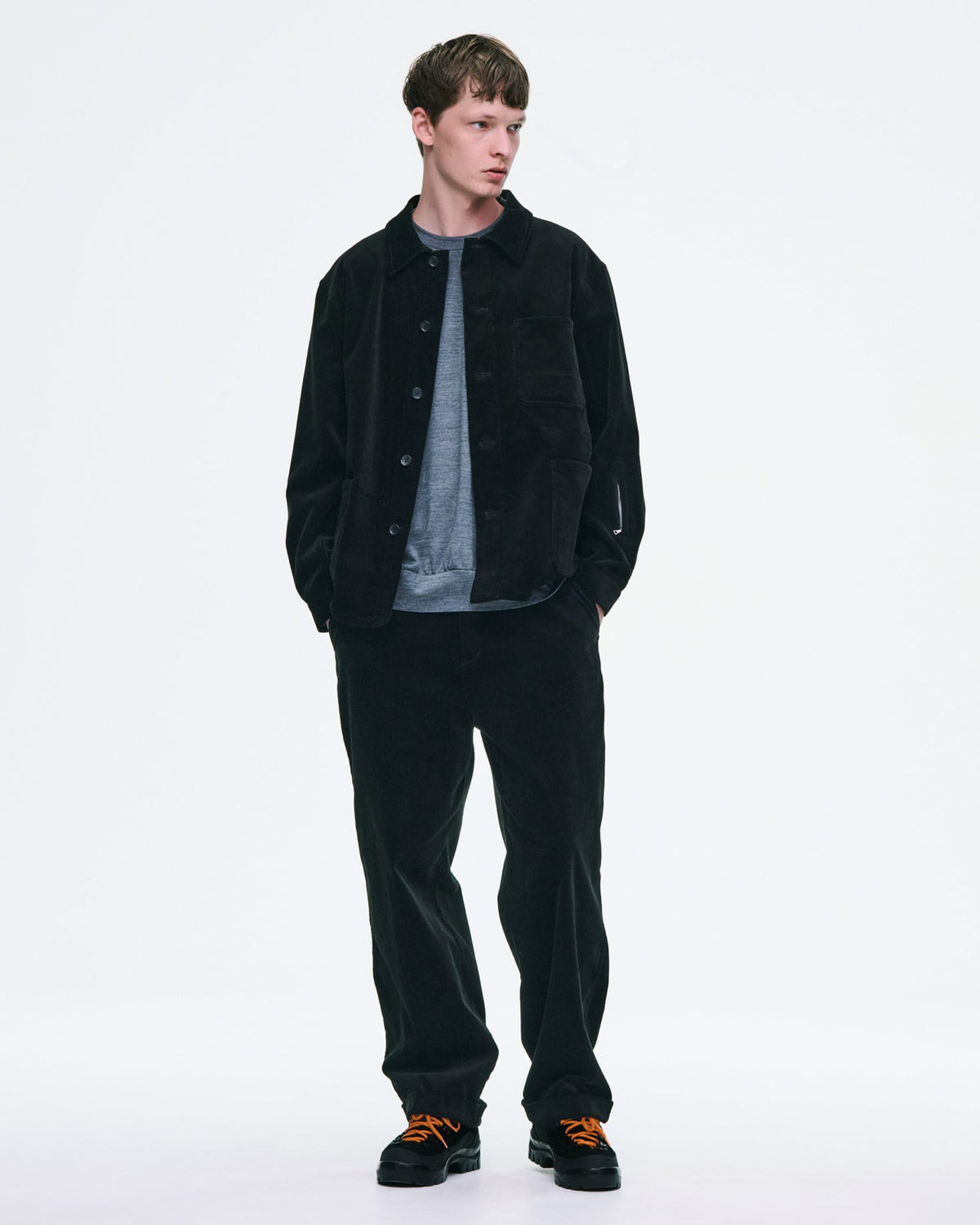 CORDUROY DOUBLE HEM PANTS