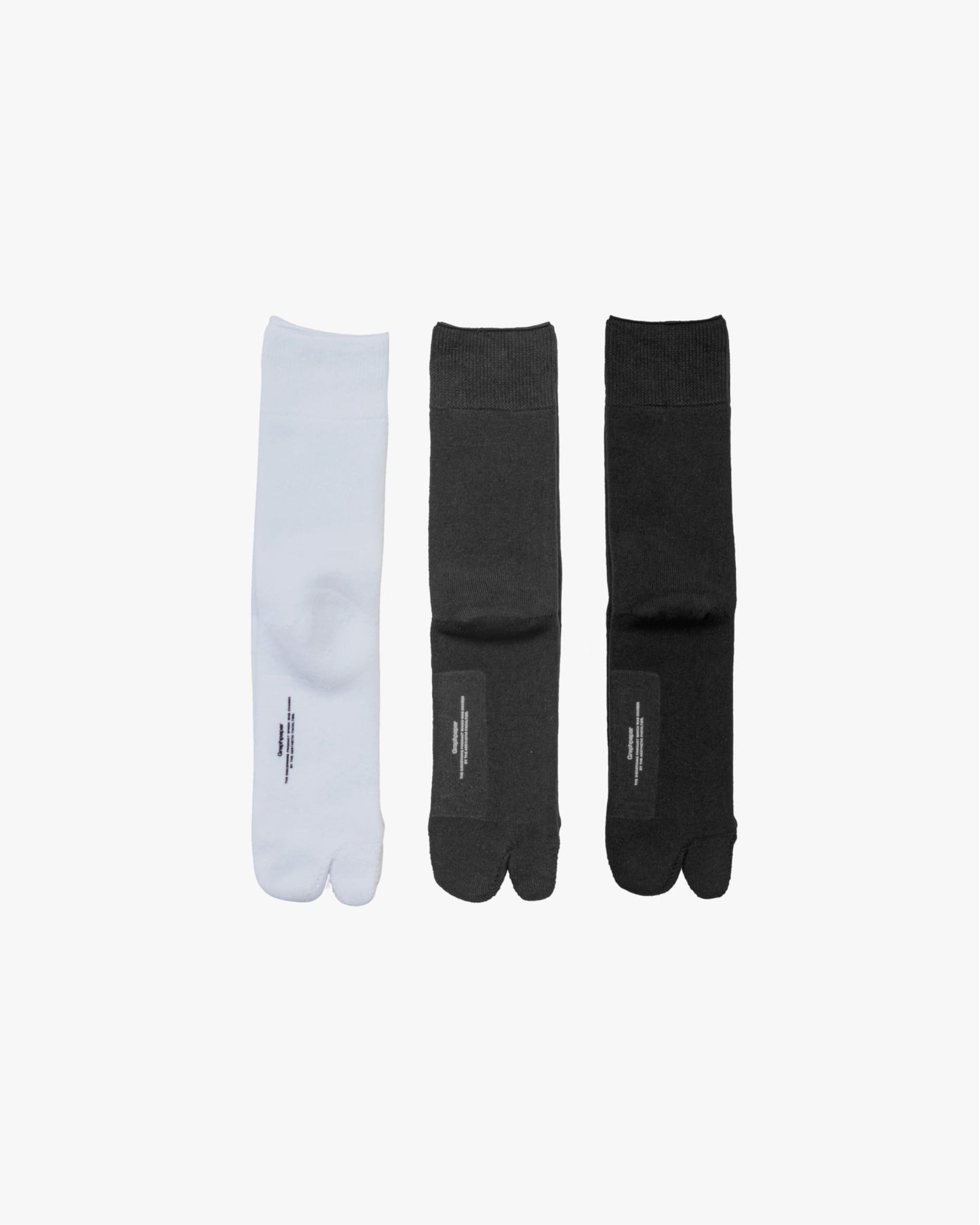 Graphpaper TABI 3-Pack Socks MONOTONE