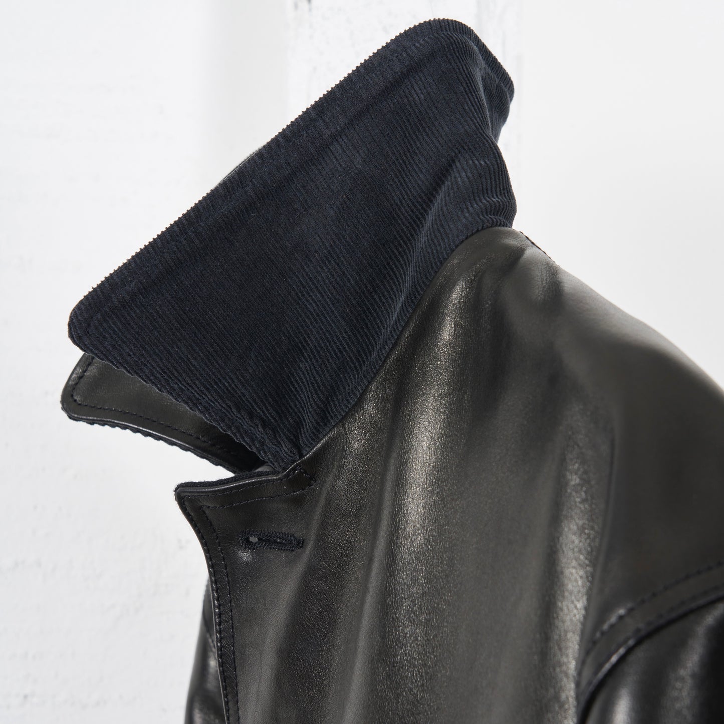 MASSES × Y's for men / LEATHER CAR COAT