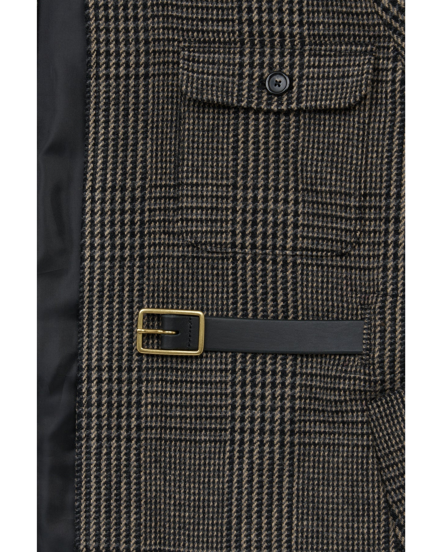 tweed jacket black