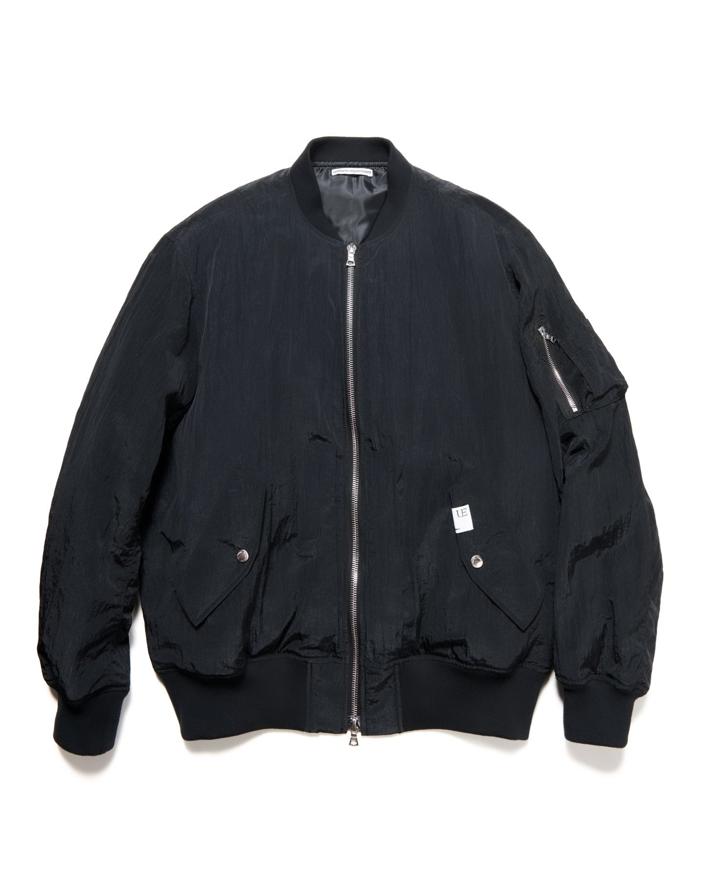 CRYSTAL NYLON FLIGHT JACKET