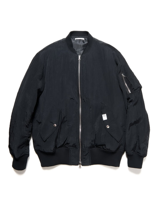 CRYSTAL NYLON FLIGHT JACKET