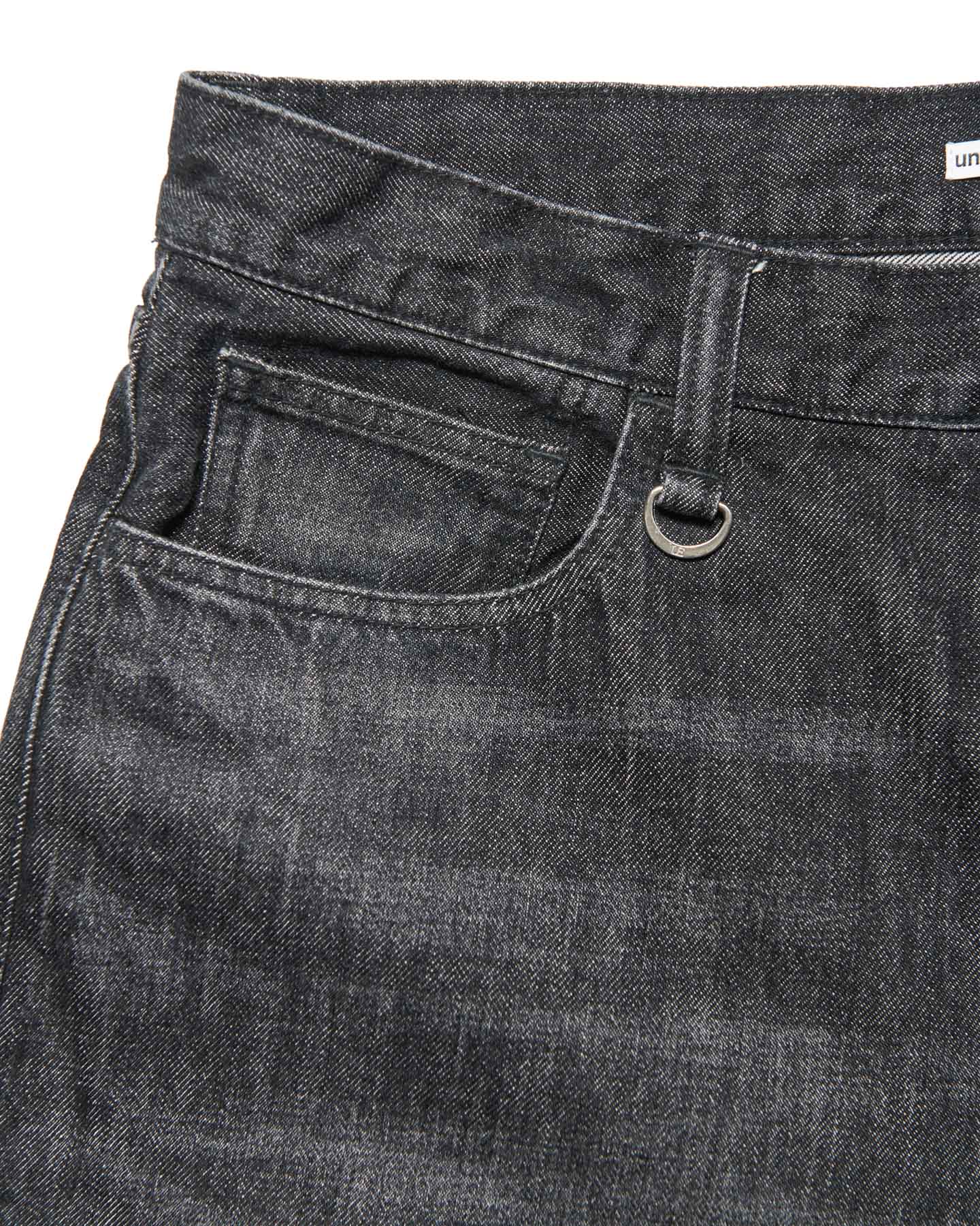 WASHED DENIM BOLD-FIT JEANS