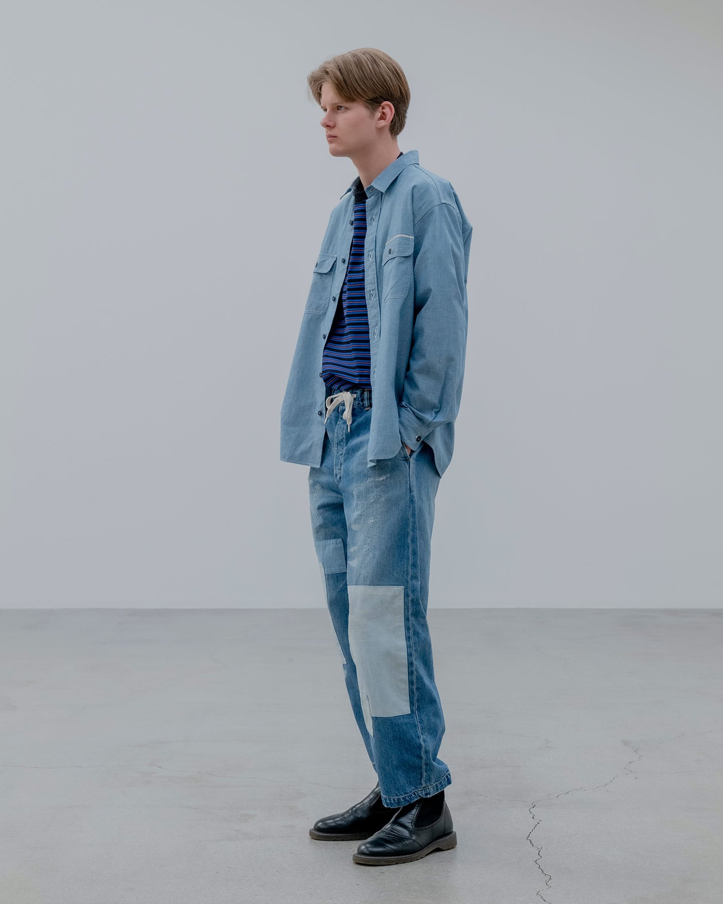 WASHED CHAMBRAY SHIRT