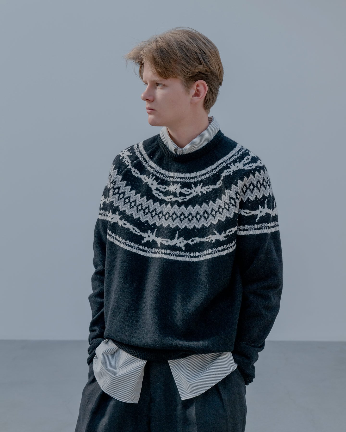 ENTANGLED NORDIC SWEATER