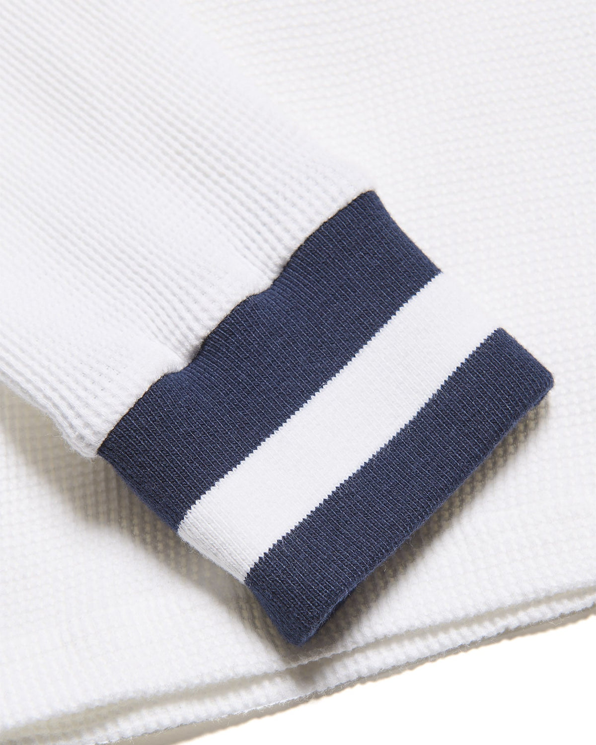 COLOR RIBBED WAFFLE CREWNECK TOP
