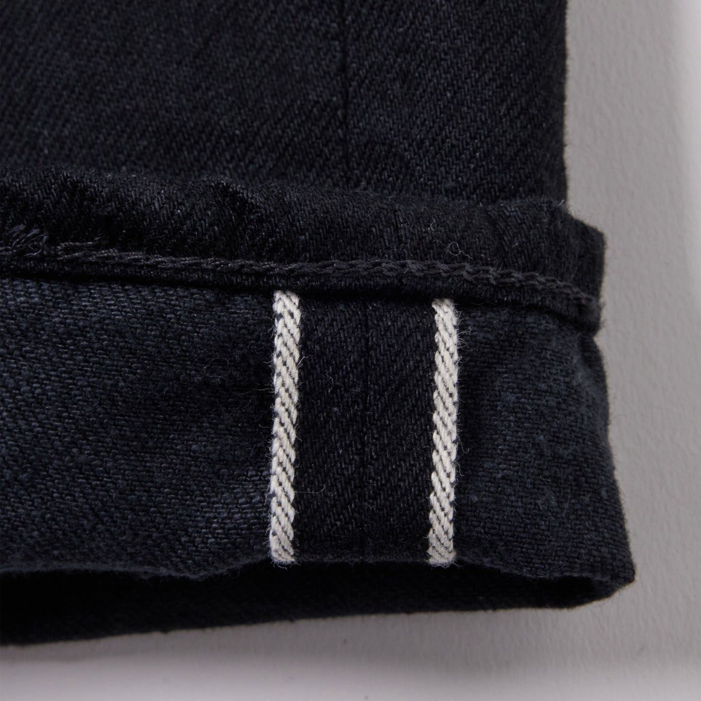 RECYCLED WASTE SUVIN COTTON YARN 11.5oz DENIM 5POCKET STRAIGHT PANTS 42428