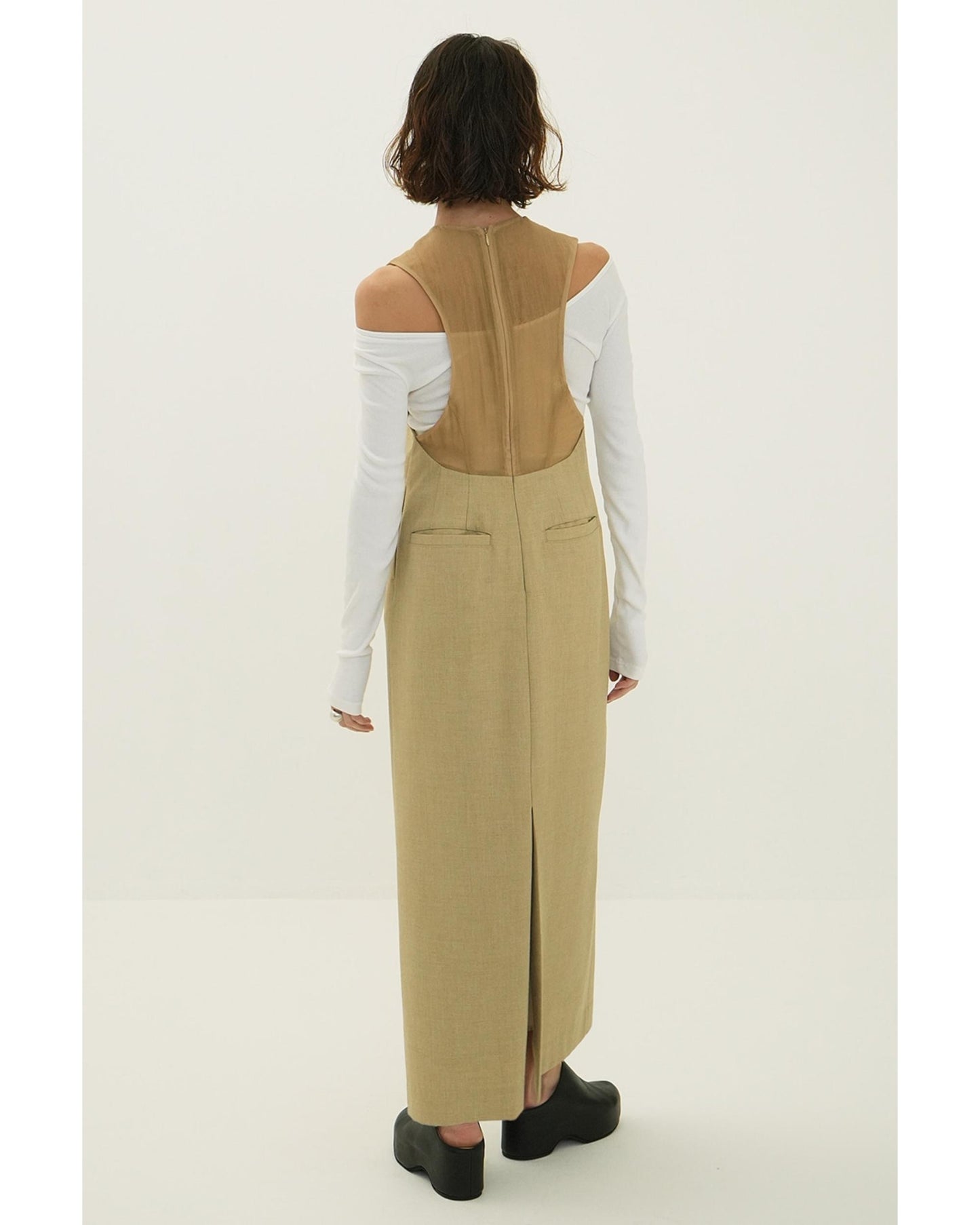 BACK SHEER MAXI ONEPIECE