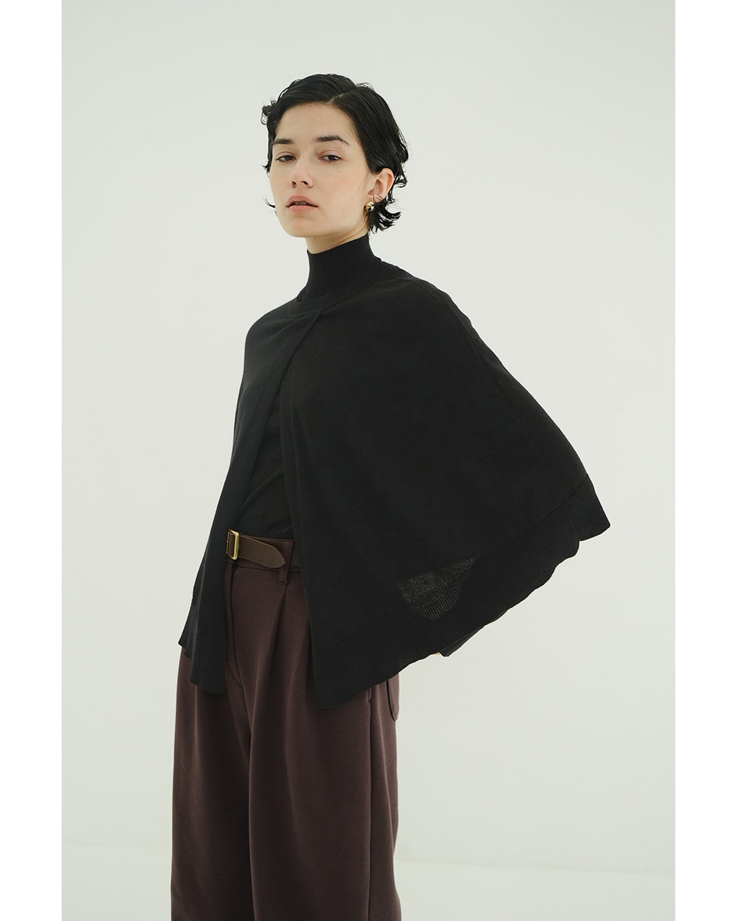 CAPE SET KNIT TOPS