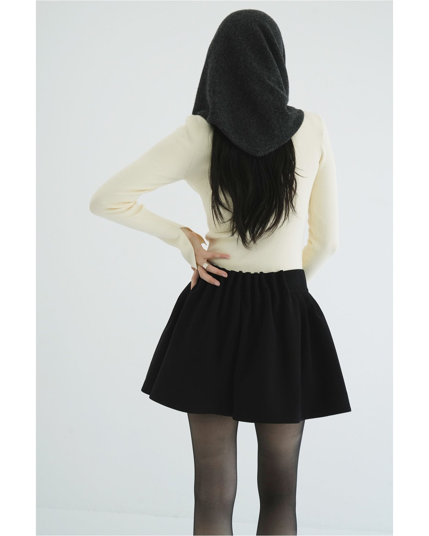 SHOULDER PADS KNIT TOPS