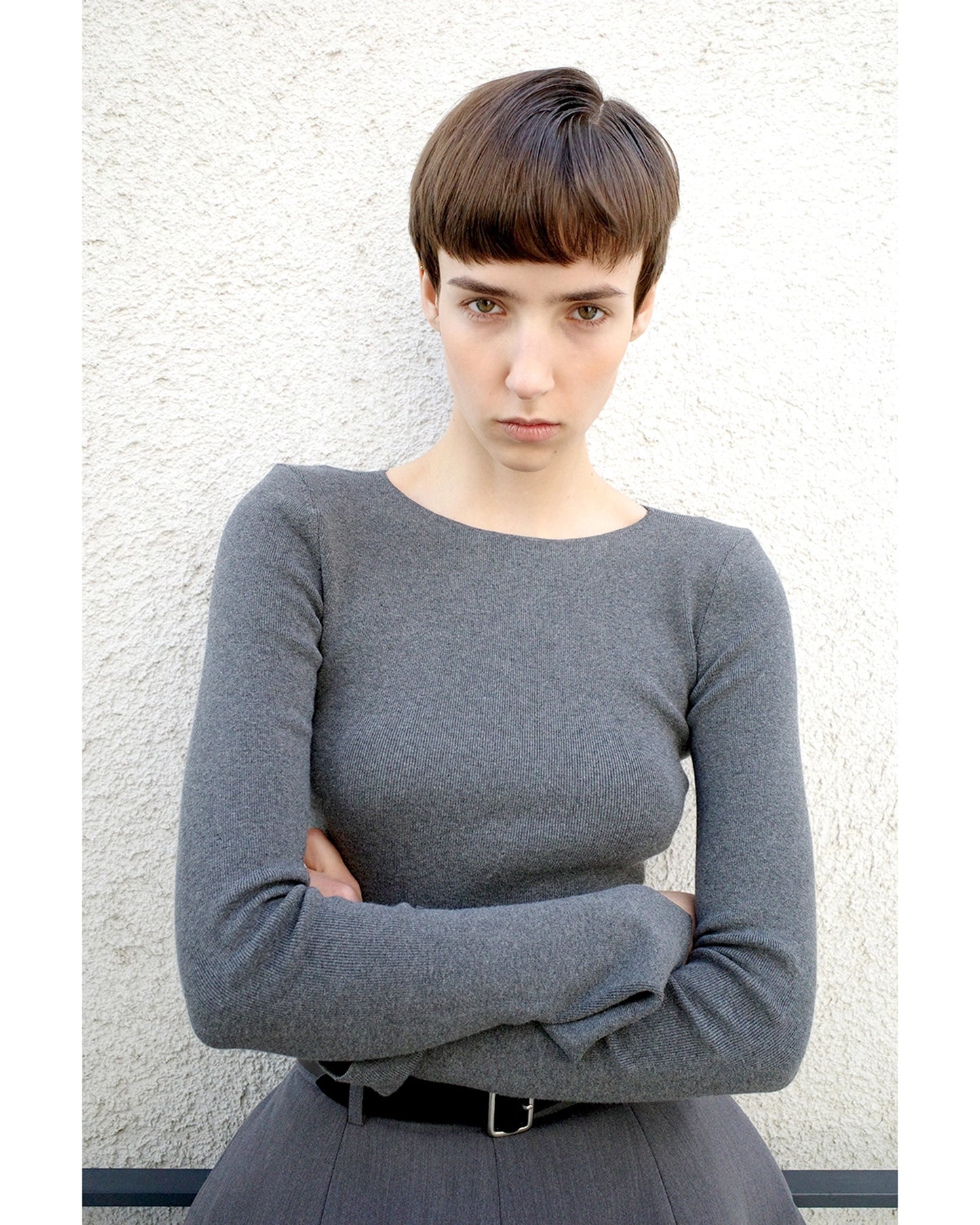 SHOULDER PADS KNIT TOPS