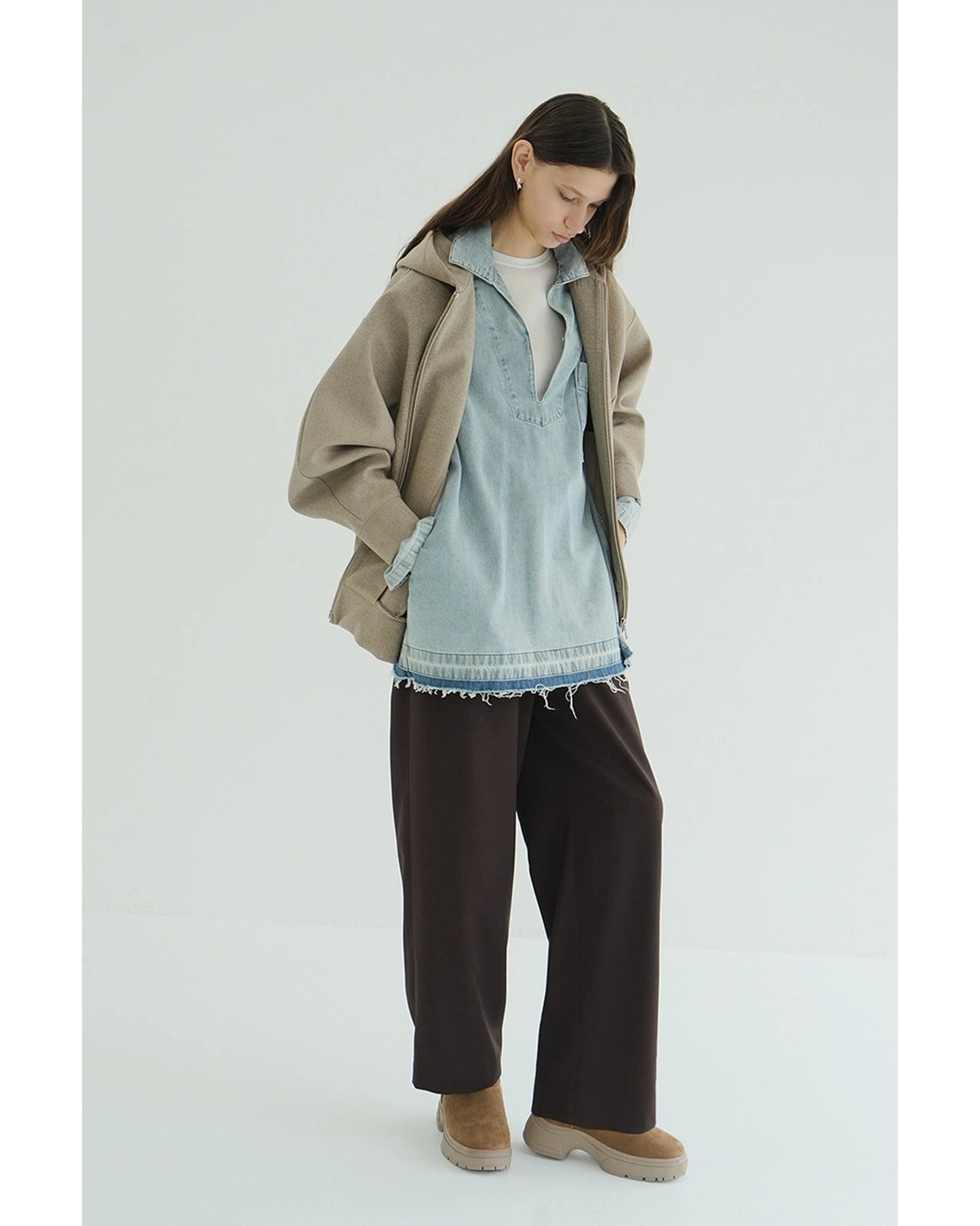 DENIM OVER SKIPPER SHIRTS