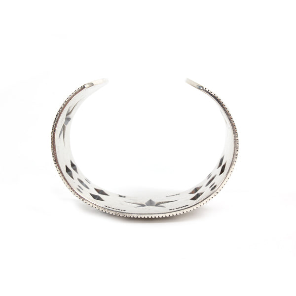Multi Motif Star Repo Cuff SILVER