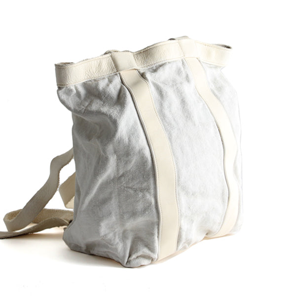 LARGE BACKPACK LINEN OFF WHITE