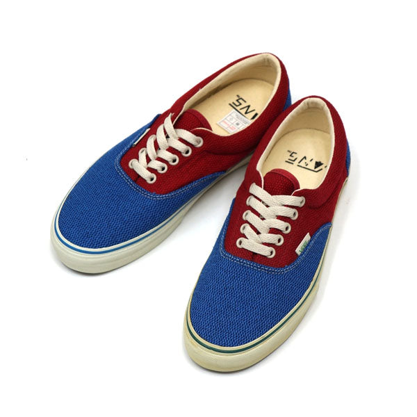 Vans era hotsell red and blue