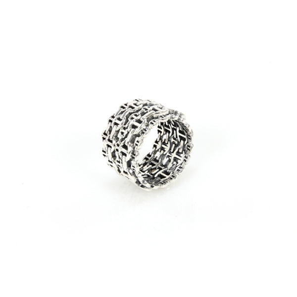 DAMASH MULTI-STACKET RING (SS)