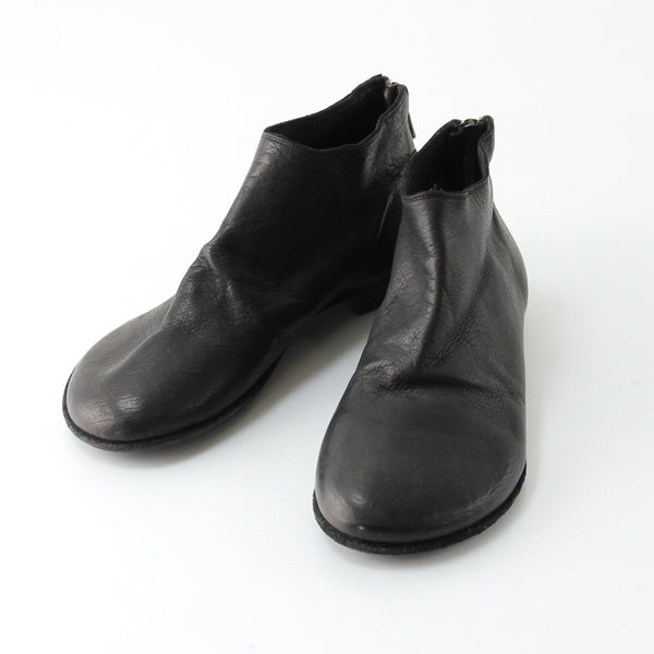 BACK ZIP BLAKE ANKLE SHOES BLACK