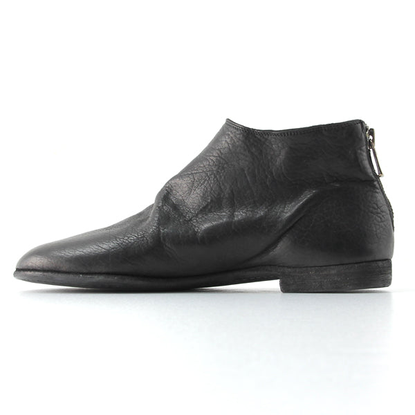 BACK ZIP BLAKE ANKLE SHOES BLACK