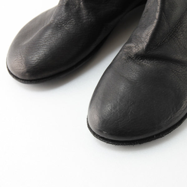 BACK ZIP BLAKE ANKLE SHOES BLACK