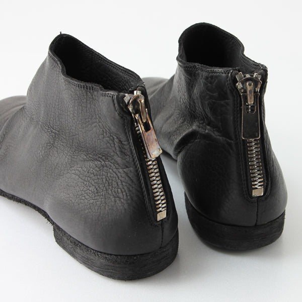 BACK ZIP BLAKE ANKLE SHOES BLACK