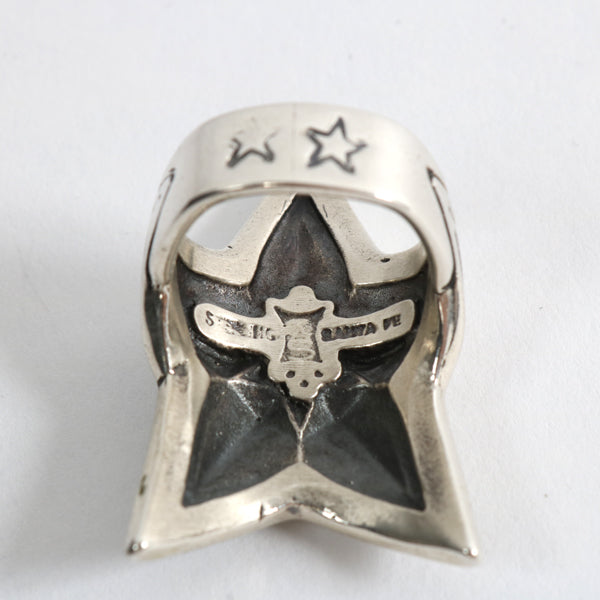 DEPP STAR IN STAR RINGS SILVER