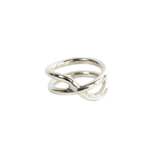 SUPER8 RING SILVER