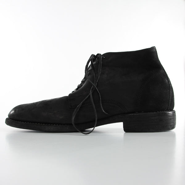 ANKLE SHOES CORDOVAN CONT BLACK