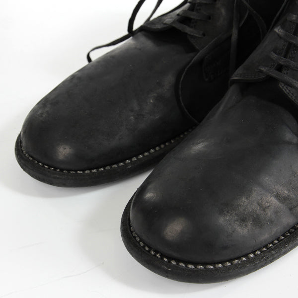 ANKLE SHOES CORDOVAN CONT BLACK