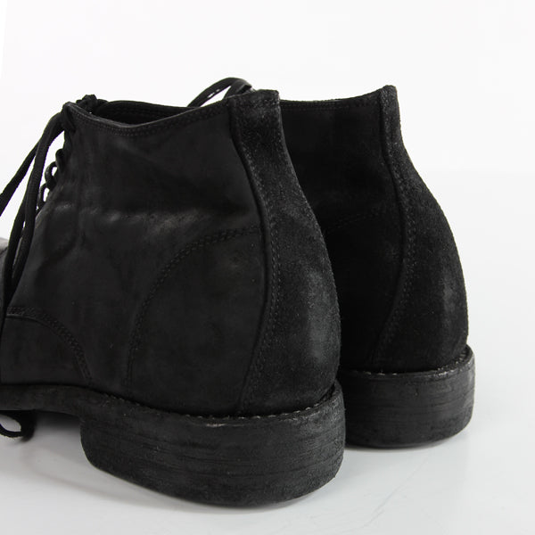 ANKLE SHOES CORDOVAN CONT BLACK