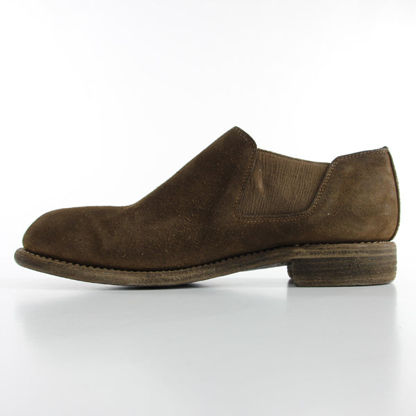 SLIP ON SHOES BAFFALO REVERSE BROWN