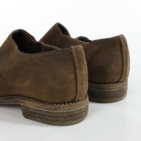 SLIP ON SHOES BAFFALO REVERSE BROWN