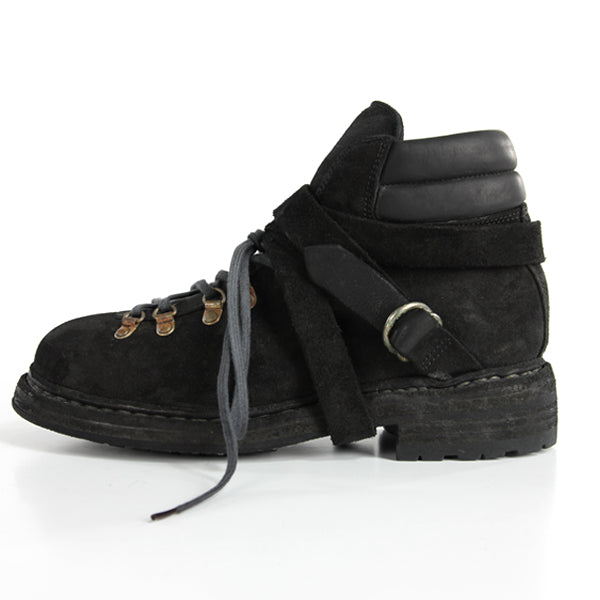 HIKING BOOTS CALF REVERSE BLACK