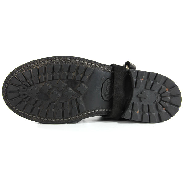 HIKING BOOTS CALF REVERSE BLACK