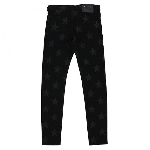 star patterned jean