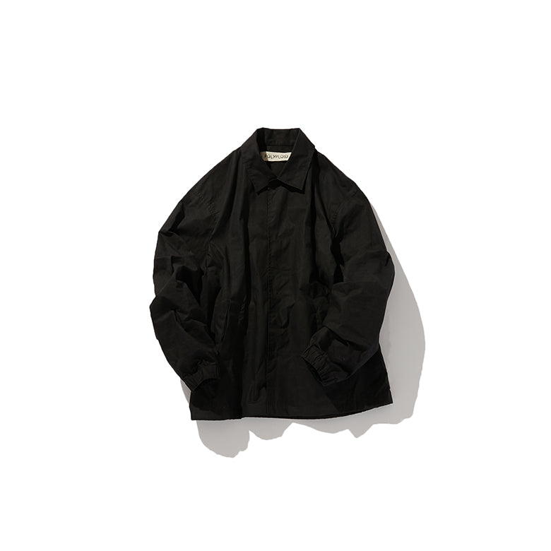 SNAP BUTTON JACKET B BLACK – TIME AFTER TIME