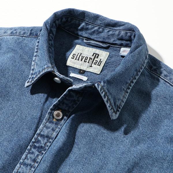 SILVERTAB OVERSIZED DENIM SHIRT