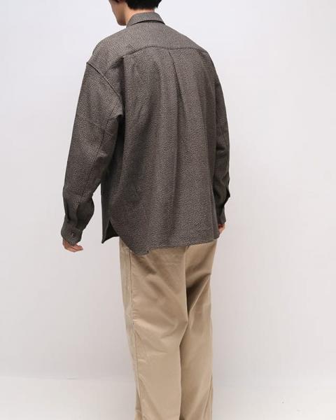 SHIRT JACKET B BROWN
