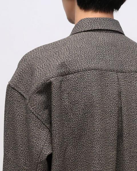 SHIRT JACKET B BROWN