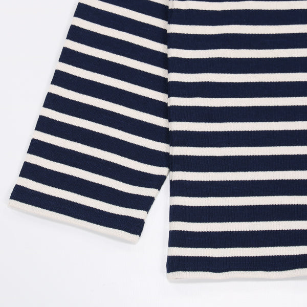 OUESSANT BORDER MARINE/ECRU