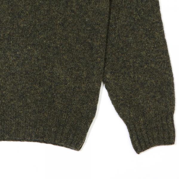 Shetland Crew Neck -PINESHADOW-