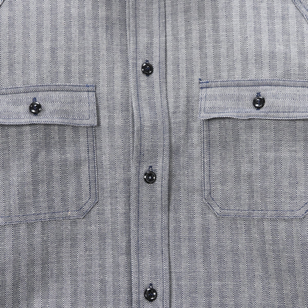 8HU GRAY HBT MECHANIC WORK SHIRT