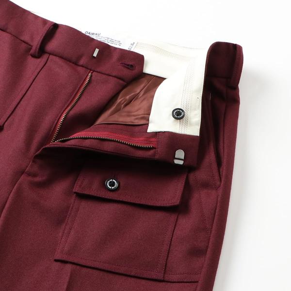 Wool Deck Detail Slacks